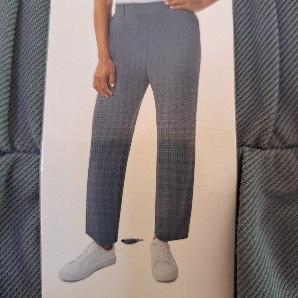 32 Degrees Pants Womens Size S Blue NWT Textured Straight Leg 1541-238